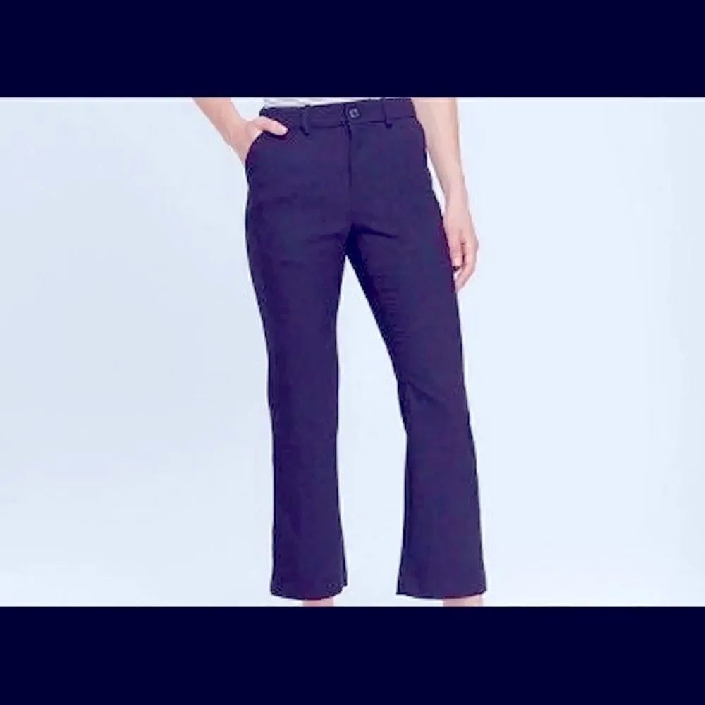 🛍A New Day Bootcut Straight  Wide Leg Twill Pants High Rise Size:6